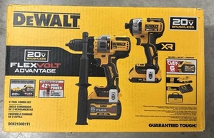 DEWALT DCK2100D1T1 60V/20V FlexVolt XR MAX Impact Hammer Drill Combo Kit - Picture 1 of 1