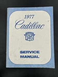 ORIGINAL 1977 Cadillac Shop Manual Eldorado Deville Seville Fleet Repair Service - Picture 1 of 19