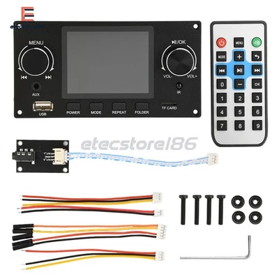 2.8inch IPS Screen Bluetooth MP3 Decoder Board TF USB Car Amplifier Audio Player - Bild 1 von 4