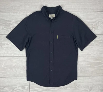 Armani Jeans Vintage 90s Italy Archive Linen Short Sleeve Shirt Mens L Size - Image 1 of 4