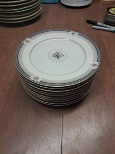 10 Mikasa Grande Ivory Tropez Salad Plates L5504 Japan 7.5" Floral Euc++ Bin 119 - Picture 1 of 17