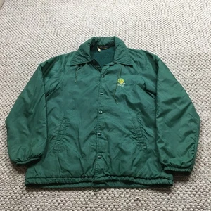 Vintage Colorado State Rams Jacket Mens Large Green NCAA Football Champion 80s - Picture 1 of 14