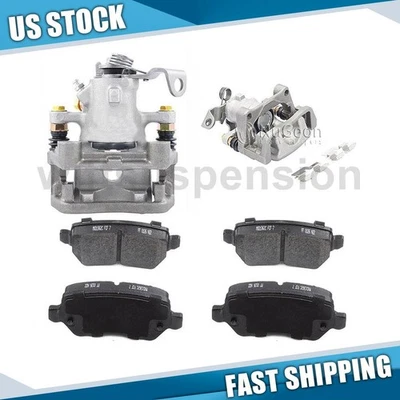 Rear Brake Calipers Ceramic Brake Pads for 2008 2009 Saturn Astra - Image 1 of 4