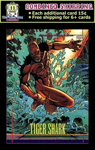 1993 SkyBox Marvel Universe #71 Tiger Shark - Picture 1 of 2