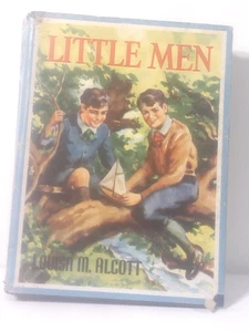LITTLE MEN Louisa M. Alcott Hardcover 1940 Whitman Publishing HCDJ Vintage Book - Bild 1 von 7