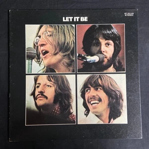 BEATLES LET IT BE APPLE AP80189 Japan VINYL LP VGC - Picture 1 of 11