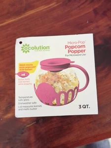 Ecolution Patentierter Micro-Pop Mikrowelle Popcorn Popper | Temperatursicheres Glas - Bild 1 von 3