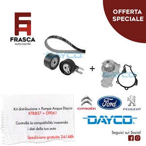 KIT Distribuzione + Pompa Acqua Dayco Citroen C3 II 1.4 HDi 68 CV DS3 1.4 50kW - Foto 1 di 3