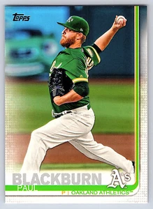 2019 Topps Series 1 Base # 36 Paul Blackburn - Oakland Athletics - Picture 1 of 2