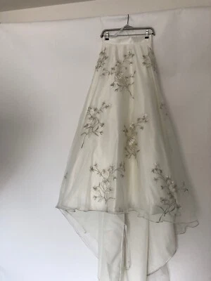 Wedding Skirt or Special Occasion  Ivory Embroidered Skirt - Image 1 of 3