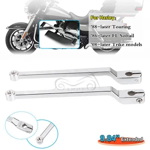 9.84" Extended Heel Toe Shift Shifter Lever For Harley Road Electra Glide FLHTCU - Picture 1 of 12