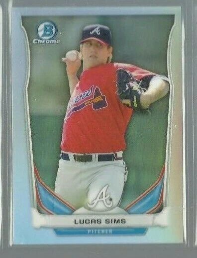 2014 Bowman Chrome Draft Top Prospects Refractors #CTP13 Lucas Sims (ref 95261) - Image 1 of 1