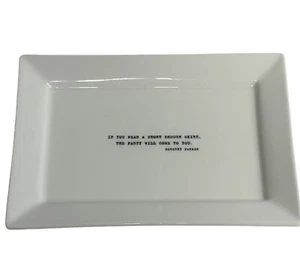dorothy parker restoration hardware trinket plate room decor Author Quote Writer - Picture 1 of 6