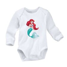 Little Mermaid Romper Cute Newborn Baby 0 - 24 Months Girl Boy Long Sleeve 487