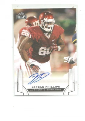 2015 LEAF DRAFT AUTOGRAPHS #BAJP1 JORDAN PHILLIPS - Image 1 of 2
