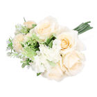 (Elfenbein)European Style Knstliche Hochzeit Blumenstrau Simulation Rose Bl DA