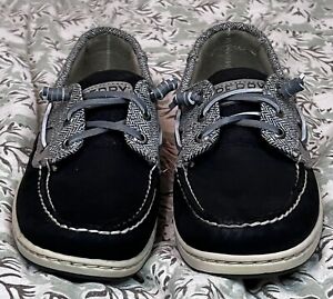 Sperry Top-Sider Woman’s Grey/Black STS97407 Memory Foam Size 7.5 Shoes