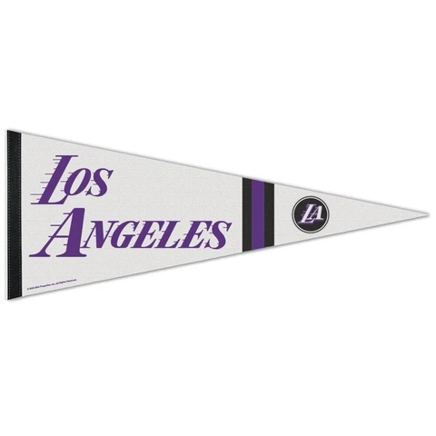 LOS ANGELES LAKERS CITY ROLL UP PREMIUM FELT PENNANT 12"x30" NEW WINCRAFT 👀 Cover