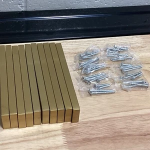 goldenwarm 5 Zoll Goldschrank zieht 10er-Pack gebürstetes Messing - LSJ12GD128 Gold... - Bild 1 von 2
