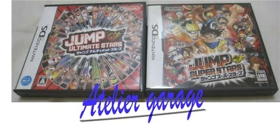 USED S1 Nintendo DS Jump Super Stars And Ultimate Stars 2 Set Japanese Version - Image 1 of 4