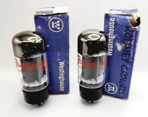 Fender 6CA7/EL34 033211 9134 Tubes Pair of 2 Rodney Crowell on box (READ) - Picture 1 of 7