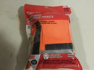 Milwaukee High Visibility Performance Safety Vest 15 Pockets L/XL 48-73-5052 - Picture 1 of 8