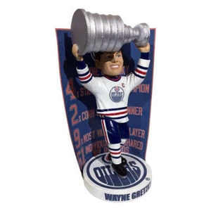 Wayne Gretzky Edmonton Oilers Alumni Bobblehead Hockey Stanley Cup NHL Hockey - Picture 1 of 1