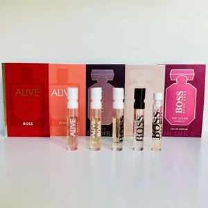 HUGO BOSS Perfume For Women Sample Spray Vials 5pc Set - Picture 1 of 3