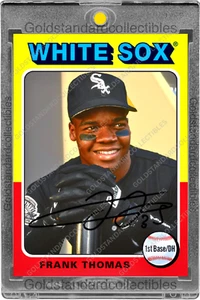 Frank Thomas RARE TOPPS INVESTMENT CARD SSP WHITE SOX HALL OF FAME MVP ROY MINT - Picture 1 of 2