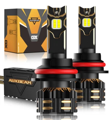 AUXBEAM 9007 LED Headlight Bulbs Kit for 2003-2012 International Truck 4300 4400 - Image 1 of 4