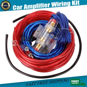 1500W Amplifier Audio Cable 8GA Car Holder Subwoofer AMP Wiring Fuse Wire Kit US - Picture 1 of 14