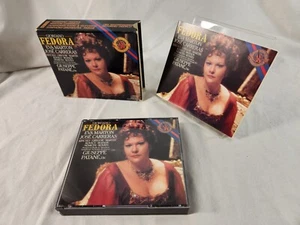 FEDORA Giordano 2 CD BOX SET Libretto Booklet EVA MARTON JOSE CARRERAS Patane NM - Bild 1 von 10