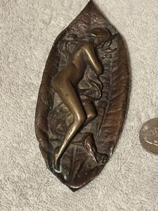 Vintage Bronze Nude Erotic Sculpture By Giovanni Schoeman Art Nouveau Style NR! - Picture 1 of 11