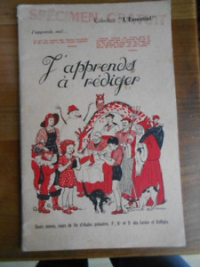 J'APPRENDS A REDIGER /MANUEL 1962