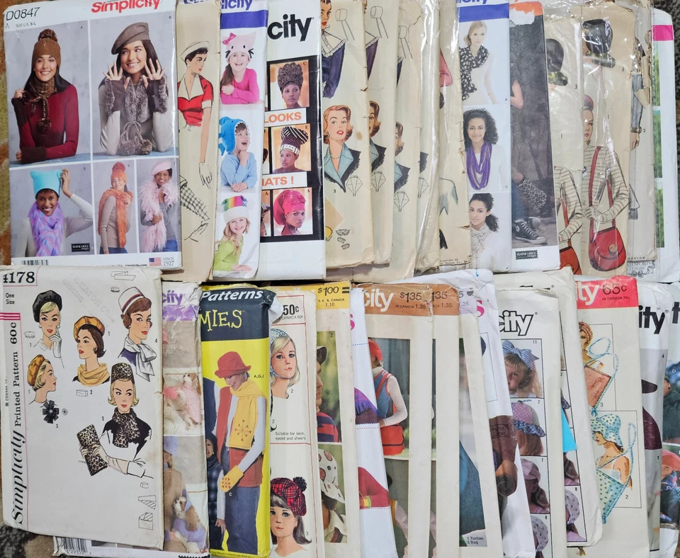 Simplicity Craft Sewing Patterns Hats for Kids & Adults Huge Variety You-Pick - Image 1 of 1