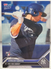 Oswaldo Cabrera 2023 Topps Now Road To Opening Day RC #OD-23 NY YANKEES SP /1023