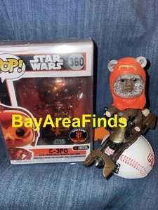 San Francisco Giants Star Wars 2022 C-3PO Funko Pop SGA 2023 Ewok Bobblehead SF - Bild 1 von 6