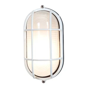 Access Lighting Nauticus 1 Light 8" Wall Sconce, White - 20290LEDDLP-WH-FST - Picture 1 of 1
