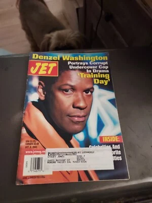 2001 October 8 JET Magazine, Denzel Washington ‘Training Day’ - Image 1 of 2