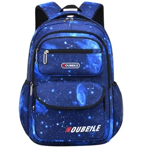 Teen Kid Rucksack Sternenhimmel Print Junge Mädchen Kinder Schultertasche wasserdicht - Bild 1 von 10