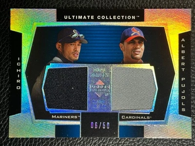Camiseta deportiva Ultimate Collection 2003 Ichiro Albert Pujols/50 usada en juegos  Foto 1 de 2