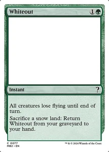 [MTG] Whiteout (0077) (MB2) NM - Picture 1 of 1