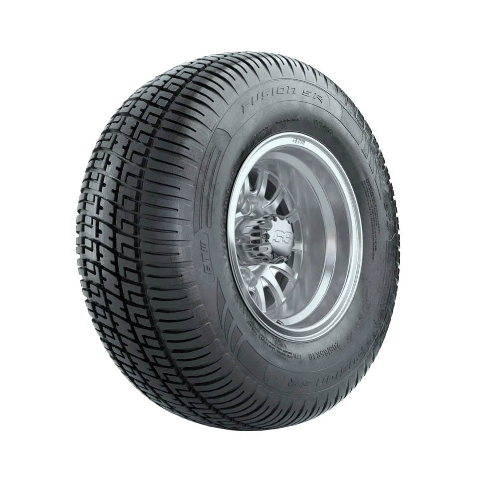 Juego de 4 ruedas de carro de golf GTW 10" Medusa mecanizadas con neumáticos de calle Duro de 20" Foto 1 de 4