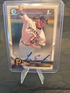 2018 Bowman - Chrome Prospect Autographs Luis Escobar #CPA-LE (AU) - Picture 1 of 2