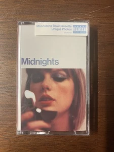 Taylor Swift Midnights Limited Edition Moonstone Blue Cassette - Picture 1 of 6