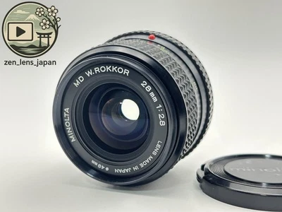 Minolta MD W.Rokkor 28mm F2.8 Wide Angle MF Lens From JAPAN #37 - Image 1 of 4