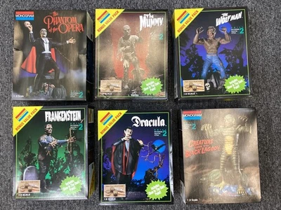 MONOGRAM DRACULA FRANKENSTEIN MUMMY WOLFMAN PHANTOM OF THE OPERA +1 MIB LOT OF 6 - Image 1 of 4