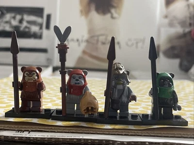 WICKET CHIEF CHIRPA TEEBO TOKKAT EWOK LEGO MINIFIGURA regreso del Jedi endor lote Foto 1 de 4