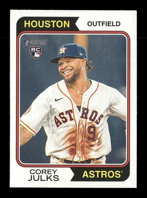 2023 Topps Heritage #623 Corey Julks Houston Astros - Image 1 of 2