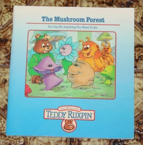 Libro de cuentos vintage Teddy Ruxpin The Mushroom Forest - Imagen 1 de 3